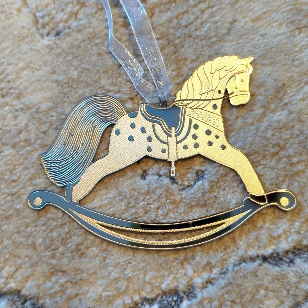 NIB Hallmark 2021 Keepsake Ornament Rocking Horse Gift